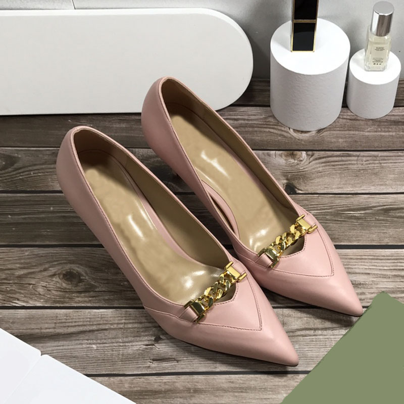 Designer Women Dress Shoes Top Quality High Heels Sexy Glossy Matte Pointed Toe Dress Shoes Elegant Commuter Sandals with Box