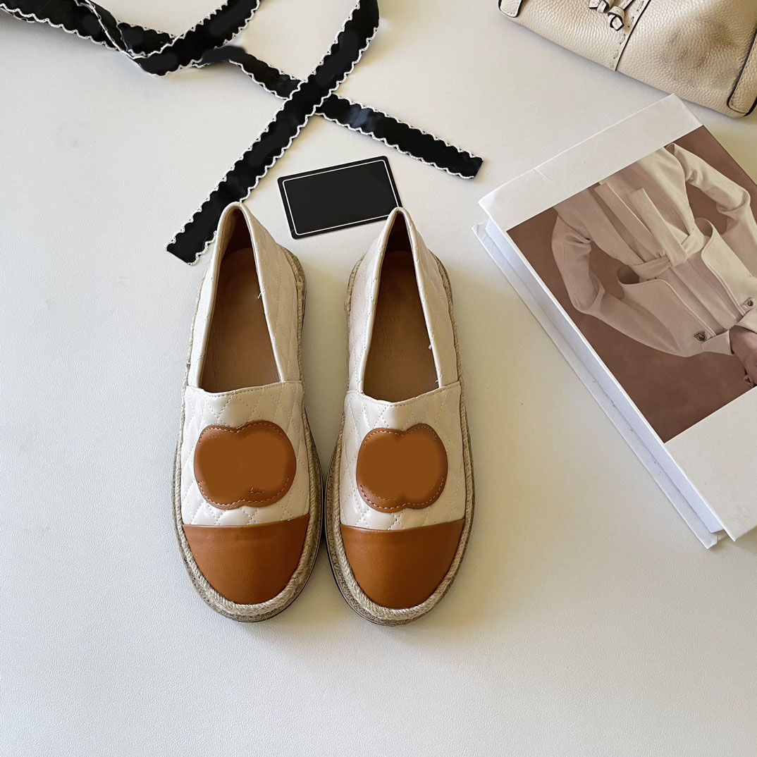 summer autumn fashion luxury designer shoes outdoor casual women loafers canvas flats casual women's shoes slippers sandals with box