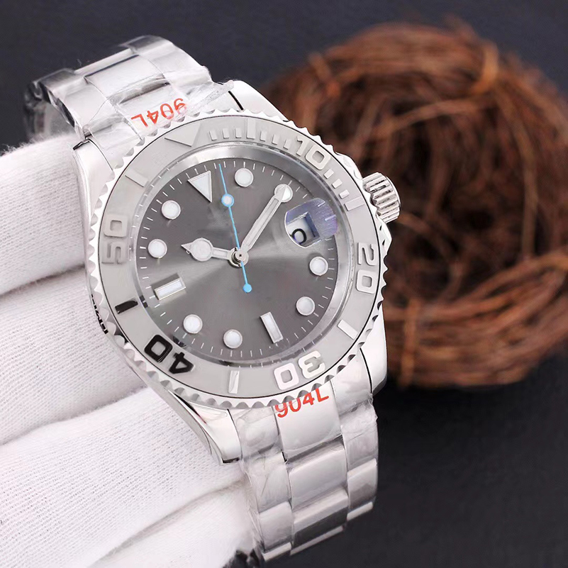 New Men's Automatic Mechanical Ceramic Watch All Stainless Steel Watch Sapphire Luminous Watch U1 Factory Montre de Luxe