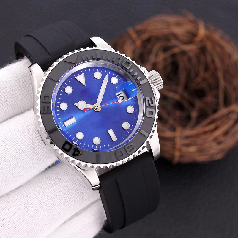 New Men's Automatic Mechanical Ceramic Watch All Stainless Steel Watch Sapphire Luminous Watch U1 Factory Montre de Luxe