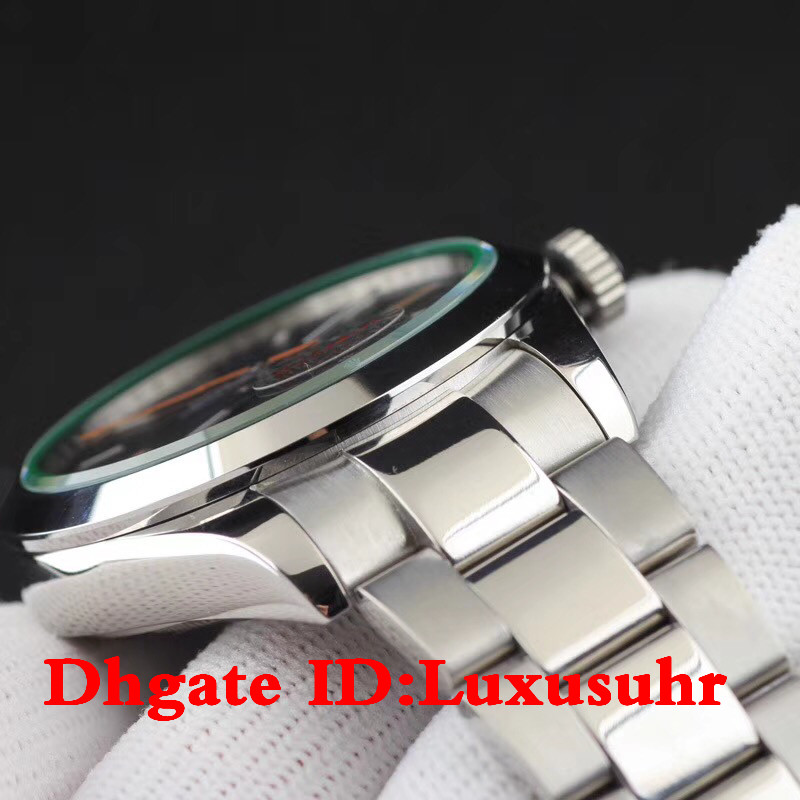 aaaa watch glide lock new top ceramic bezel sapphire mens 2813 mechanical automatic movement ss fashion watch mens wristwatches