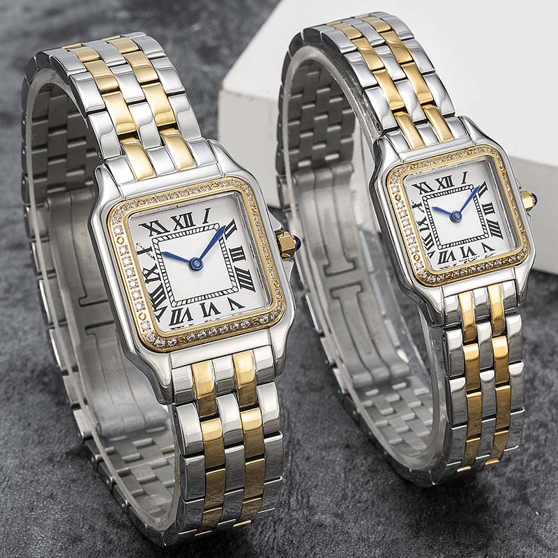 AAA New Elegant Fashion Men's and Women's watches Stainless Steel Strap Imported Quartz Movement Waterproof