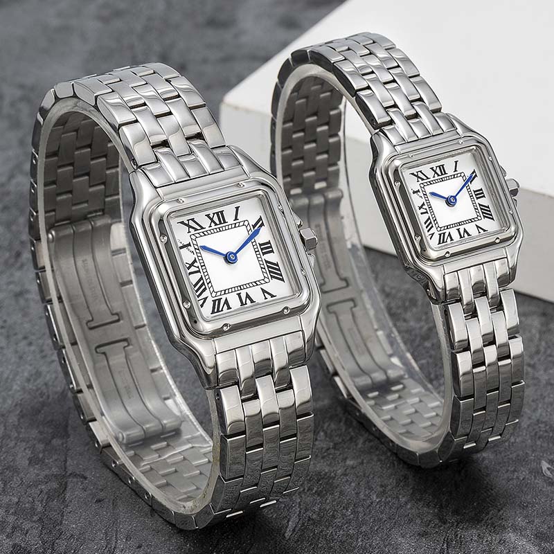 AAA New Elegant Fashion Men's and Women's watches Stainless Steel Strap Imported Quartz Movement Waterproof